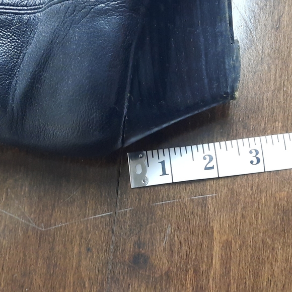 NINE WEST boots. Pointed Toe Black Leather. Size 7. - Picture 7 of 8